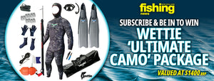 June Subscribe & Win: Wettie Ultimate Camo spearfishing kit