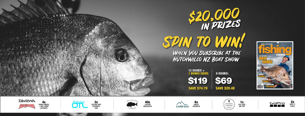 Spin to WIN at the Hutchwilco NZ Boat Show!