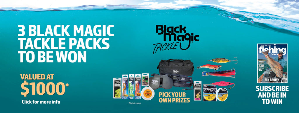 The Perfect Prize Package - 3x $1,000 Black Magic Tackle Packs to be Won!